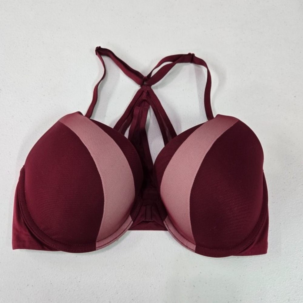 Victoria Secret Women Bra 32DD Body By Perfect Shape Front Closure Racerback
